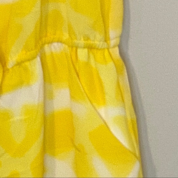 GIANNI BINI YELLOW RUFFLE DRESS - Picture 3 of 4